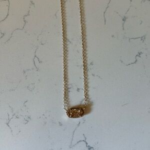 Kendra Scott gold sparkly necklace